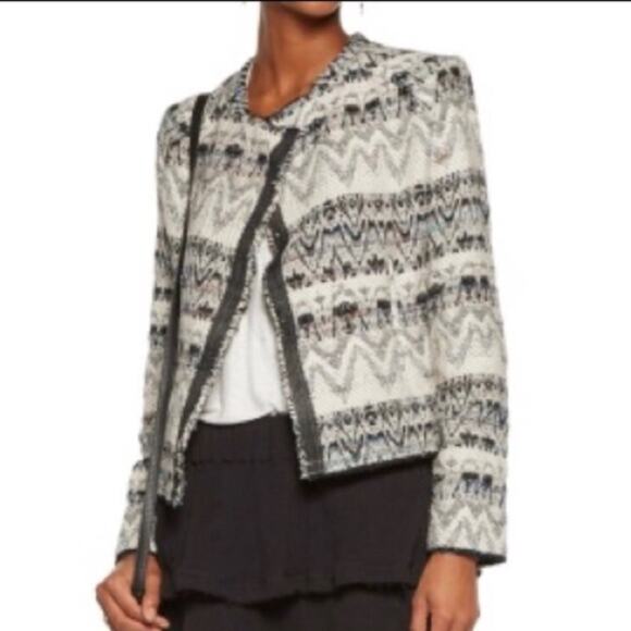 IRO Kroe tapestry tweed statement jacket